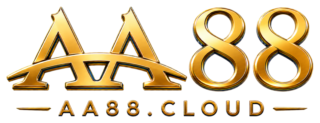 Logo chính thức của website AA88 cloud Logo nhận diện thương hiệu AA88 cloud